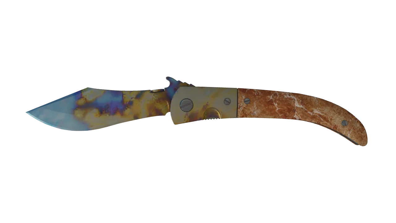 Navaja Knife | Case Hardened seed #507, front