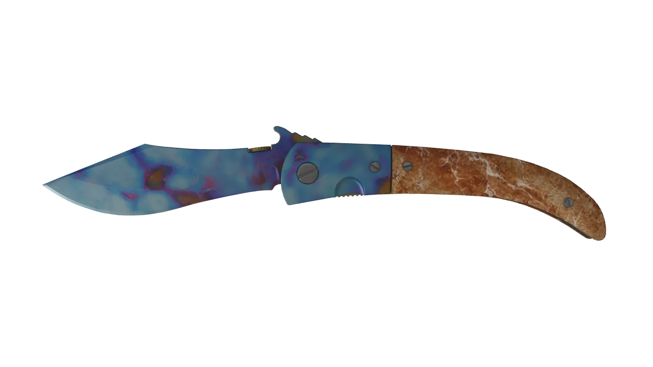Navaja Knife | Case Hardened seed #510, front