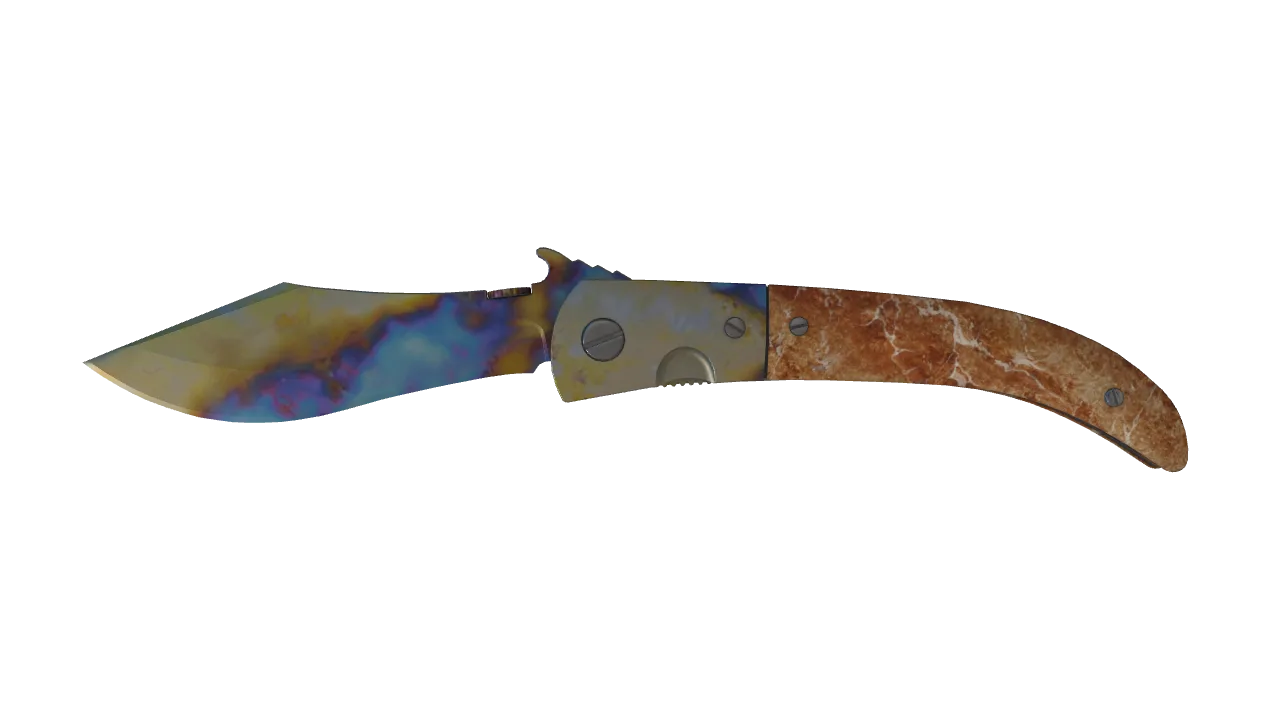 Navaja Knife | Case Hardened seed #594, front