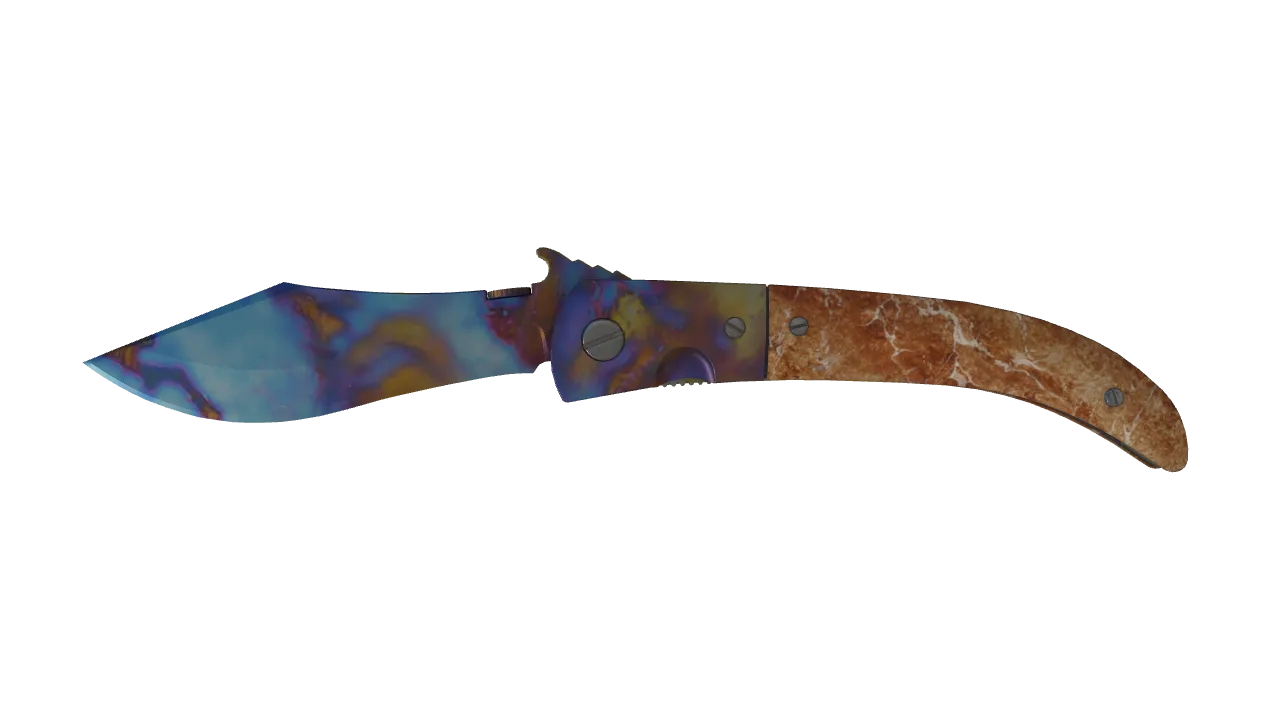 Navaja Knife | Case Hardened seed #615, front