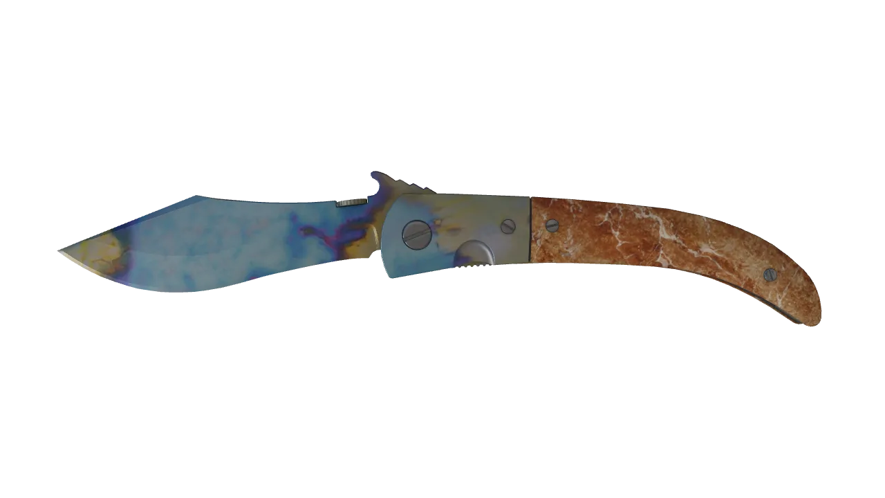 Navaja Knife | Case Hardened seed #630, front