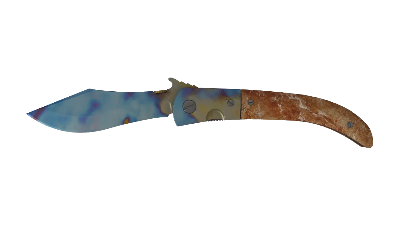 Navaja Knife | Case Hardened seed #631, front