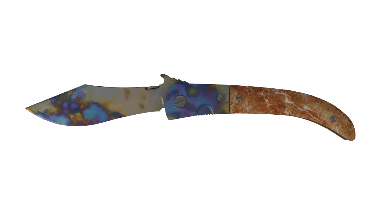 Navaja Knife | Case Hardened seed #635, front