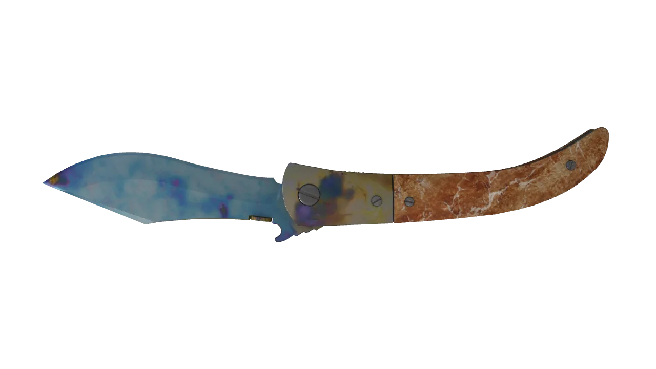 Navaja Knife | Case Hardened seed #638, back