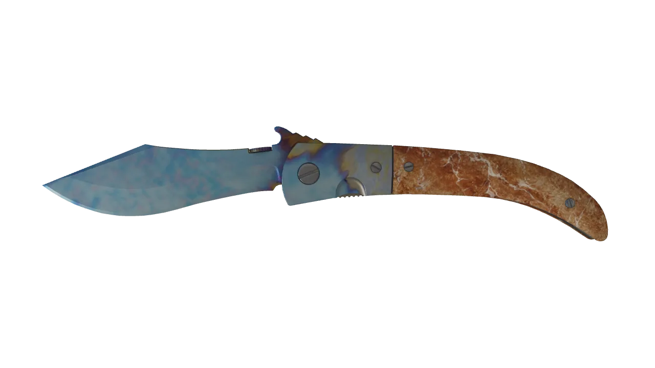 Navaja Knife | Case Hardened seed #638, front