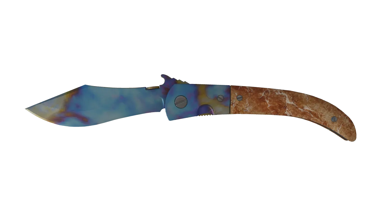 Navaja Knife | Case Hardened seed #642, front