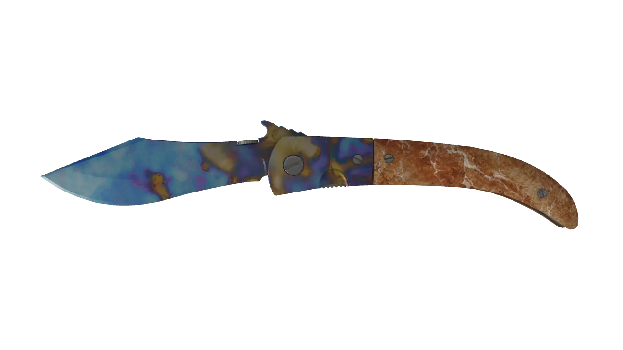 Navaja Knife | Case Hardened seed #664, front