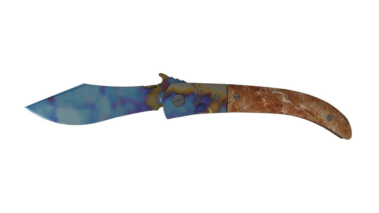 Navaja Knife | Case Hardened seed #694, front