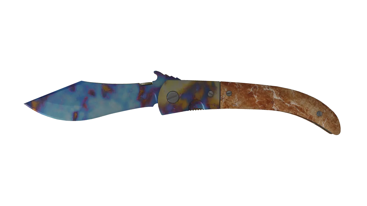 Navaja Knife | Case Hardened seed #717, front