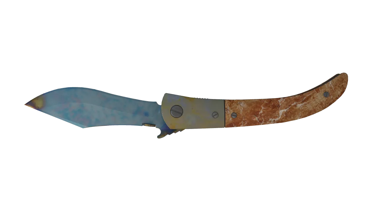 Navaja Knife | Case Hardened seed #749, back