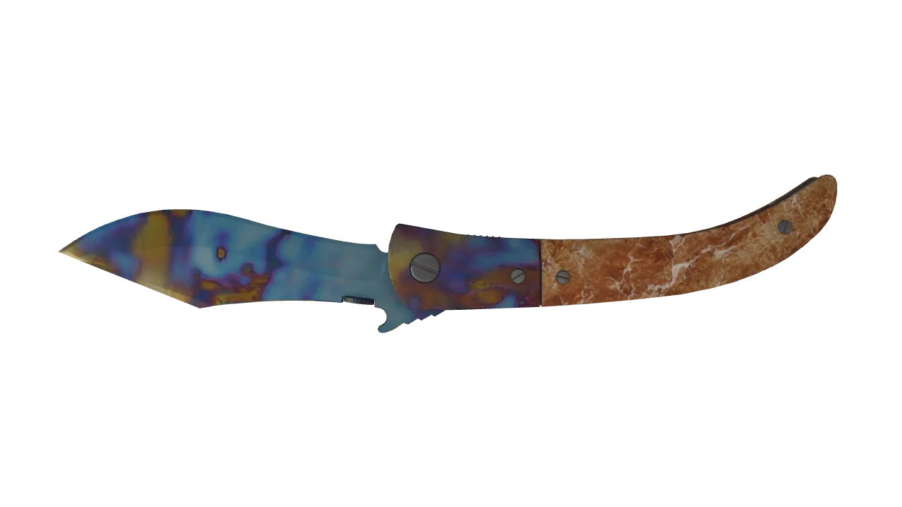 Navaja Knife | Case Hardened seed #767, back
