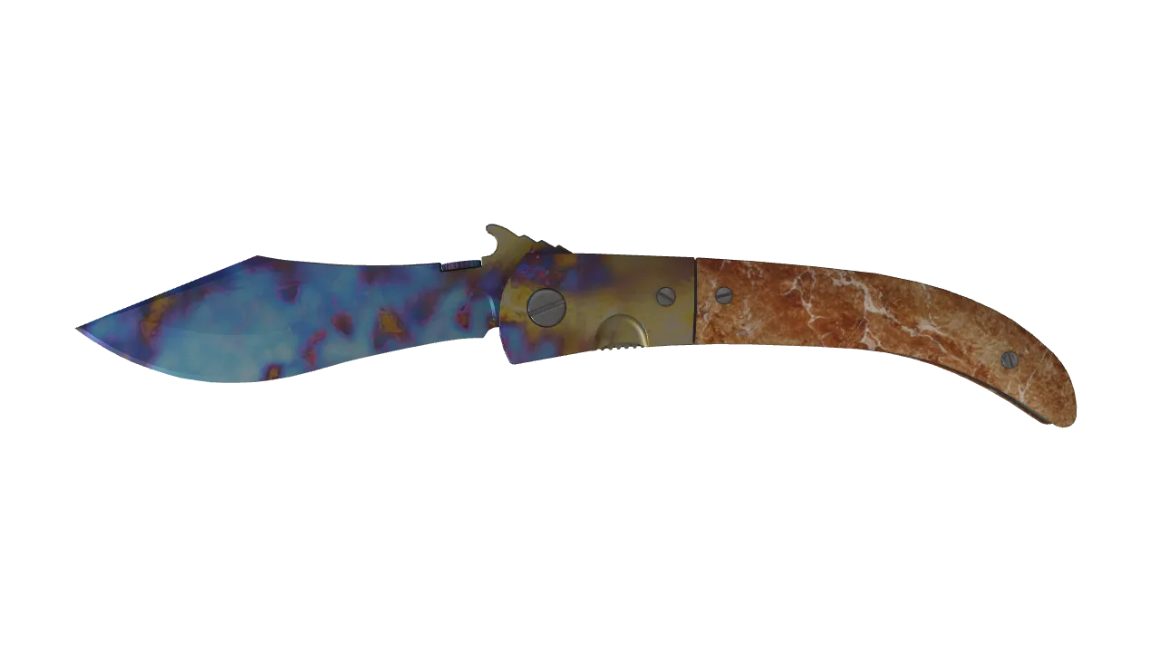 Navaja Knife | Case Hardened seed #767, front