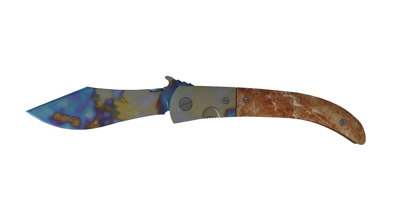 Navaja Knife | Case Hardened seed #782, front