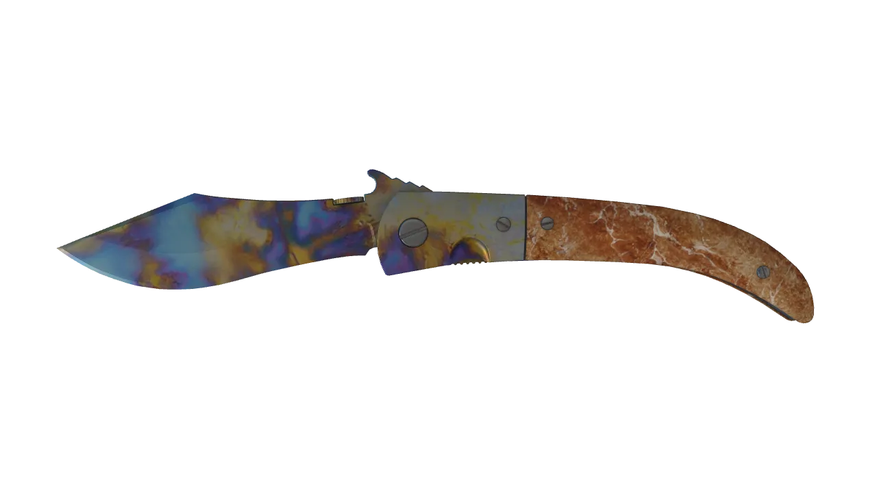 Navaja Knife | Case Hardened seed #793, front