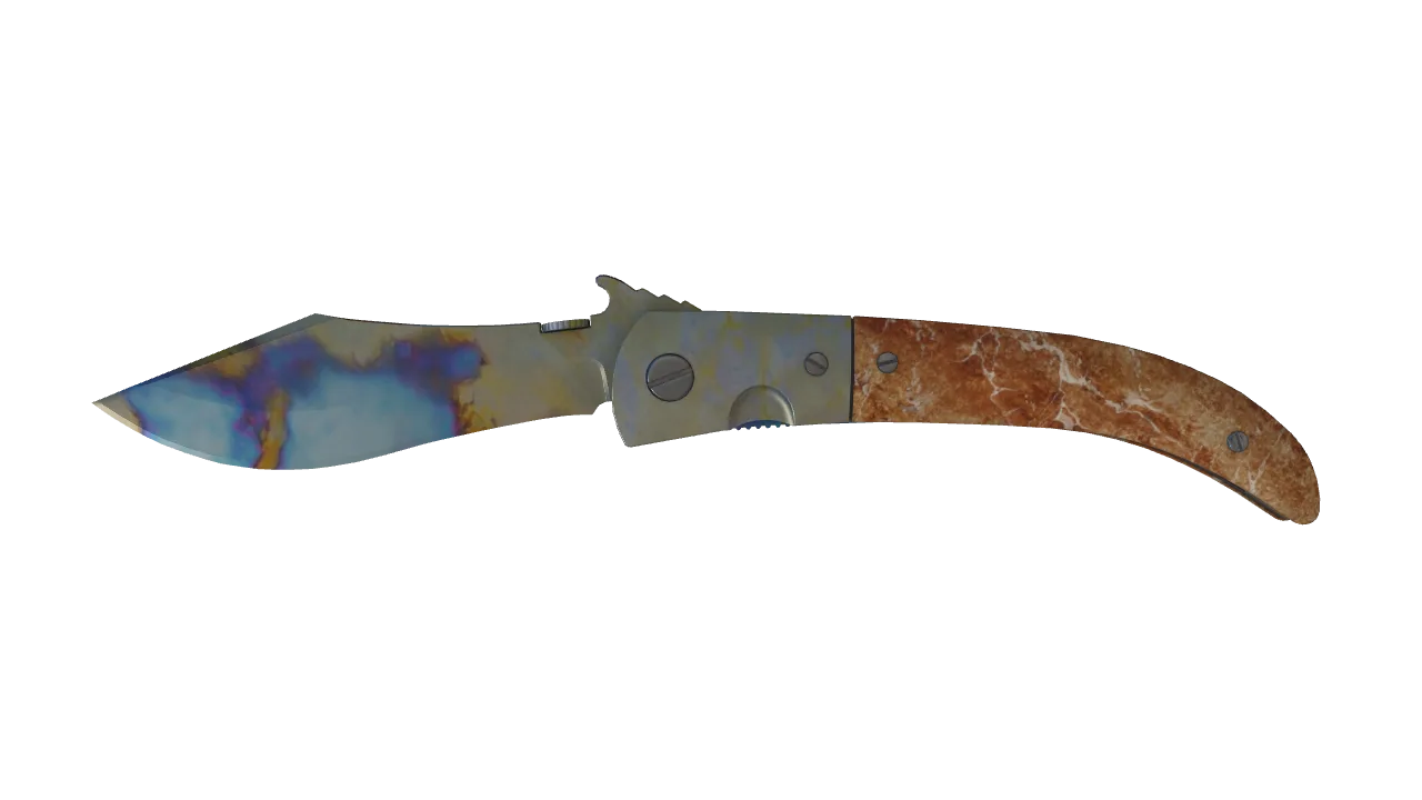 Navaja Knife | Case Hardened seed #797, front