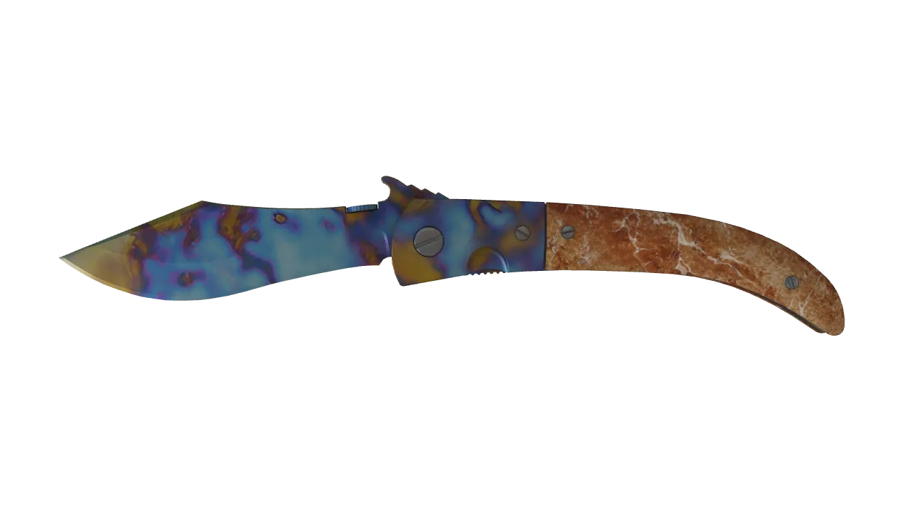 Navaja Knife | Case Hardened seed #799, front