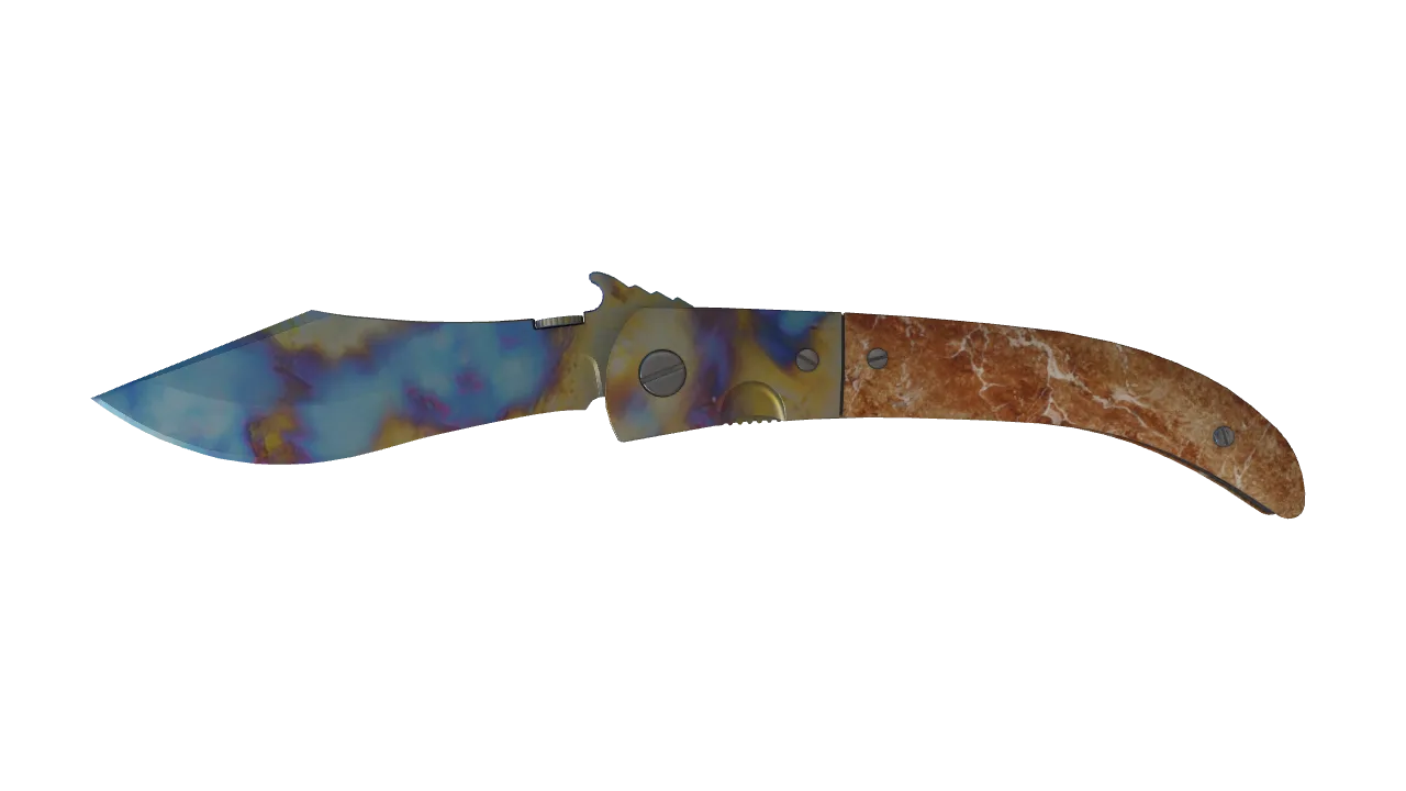 Navaja Knife | Case Hardened seed #803, front