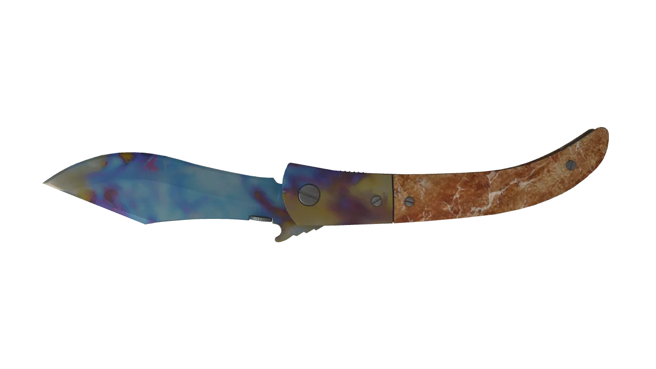 Navaja Knife | Case Hardened seed #808, back