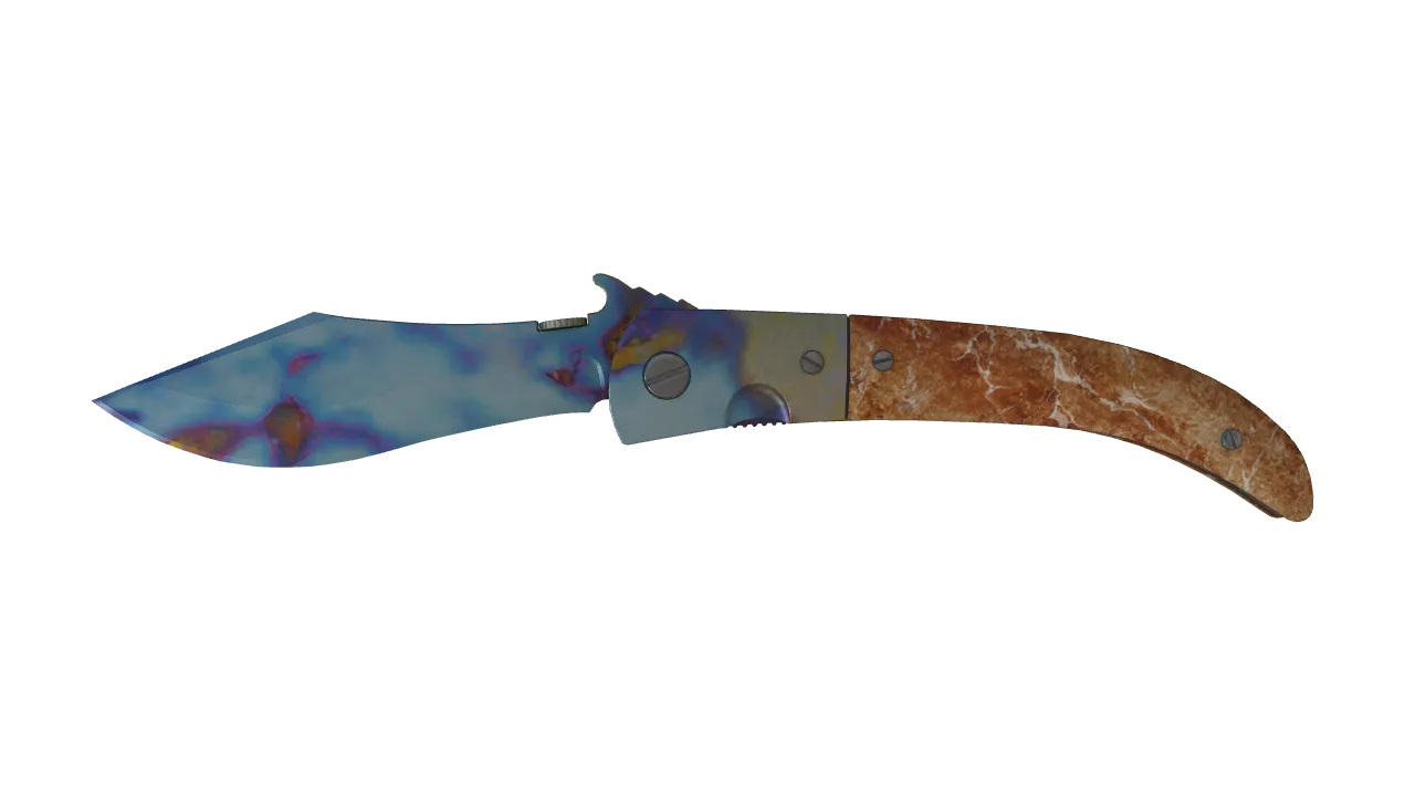 Navaja Knife | Case Hardened seed #808, front