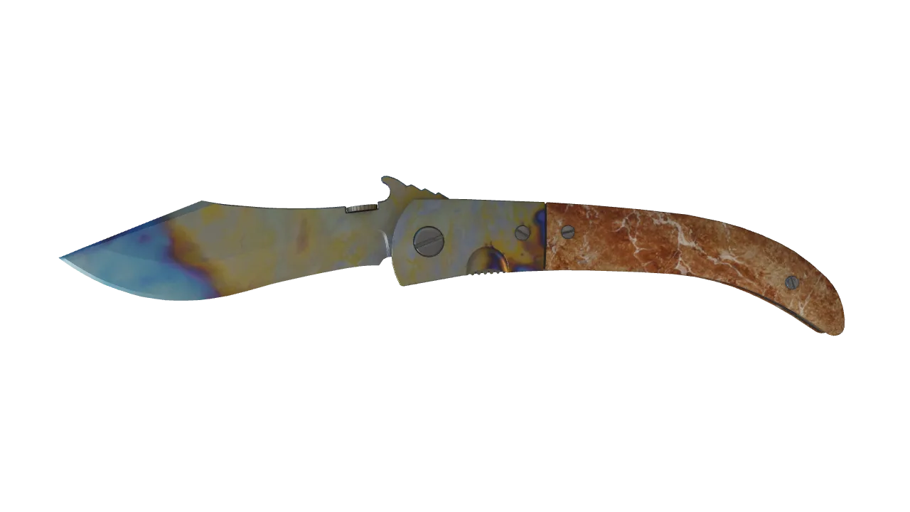 Navaja Knife | Case Hardened seed #82, front