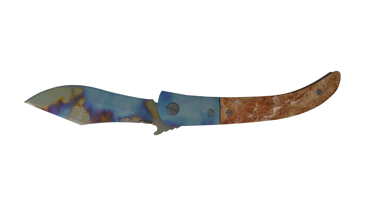 Navaja Knife | Case Hardened seed #823, back