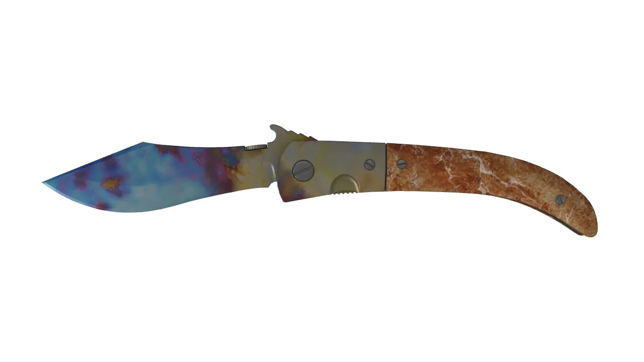 Navaja Knife | Case Hardened seed #826, front