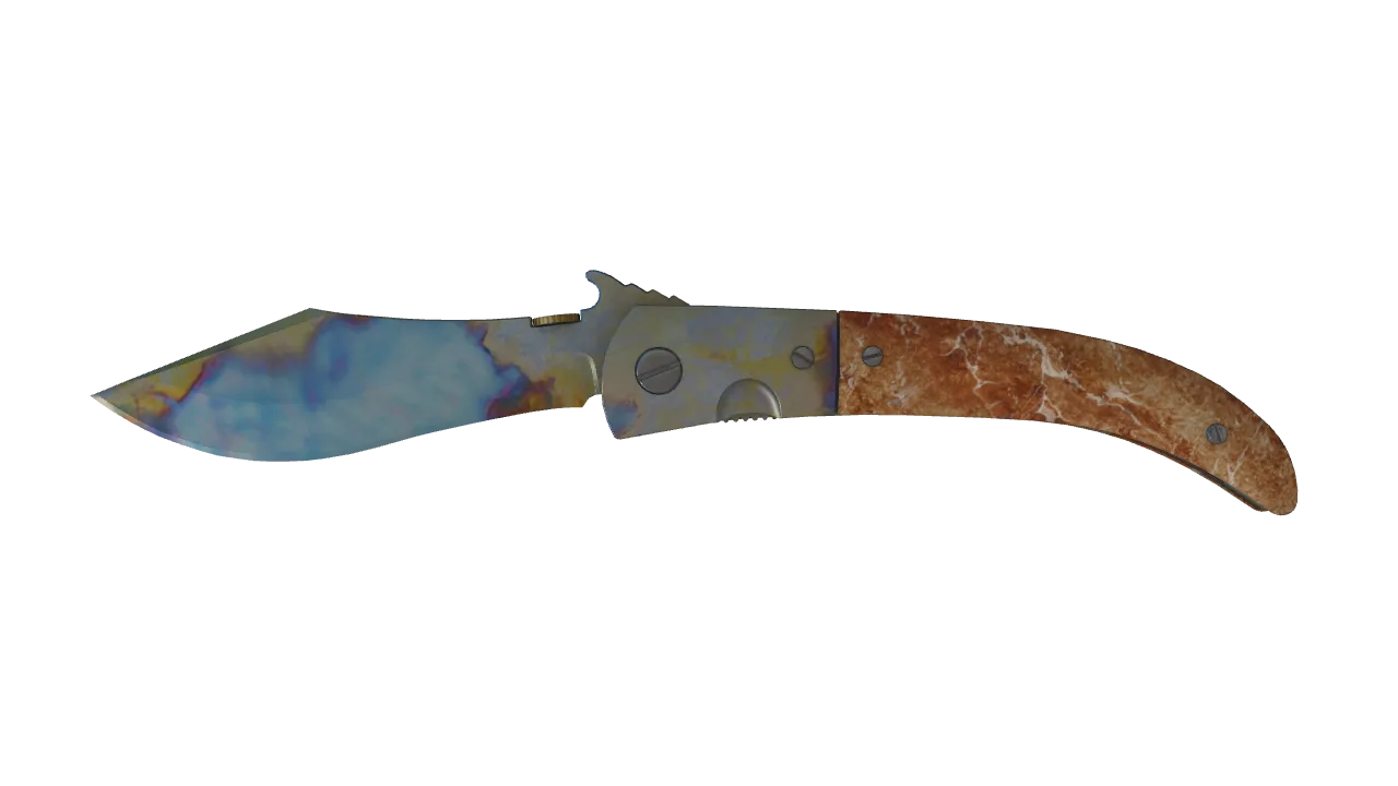 Navaja Knife | Case Hardened seed #839, front