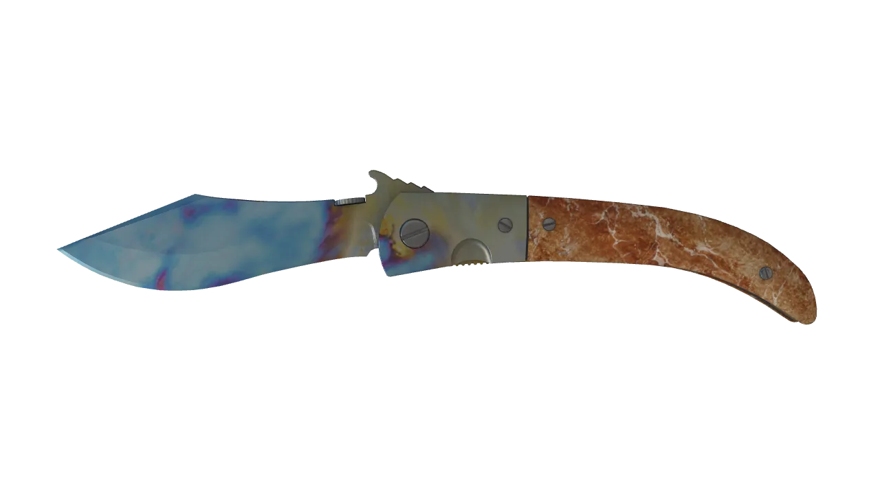 Navaja Knife | Case Hardened seed #841, front
