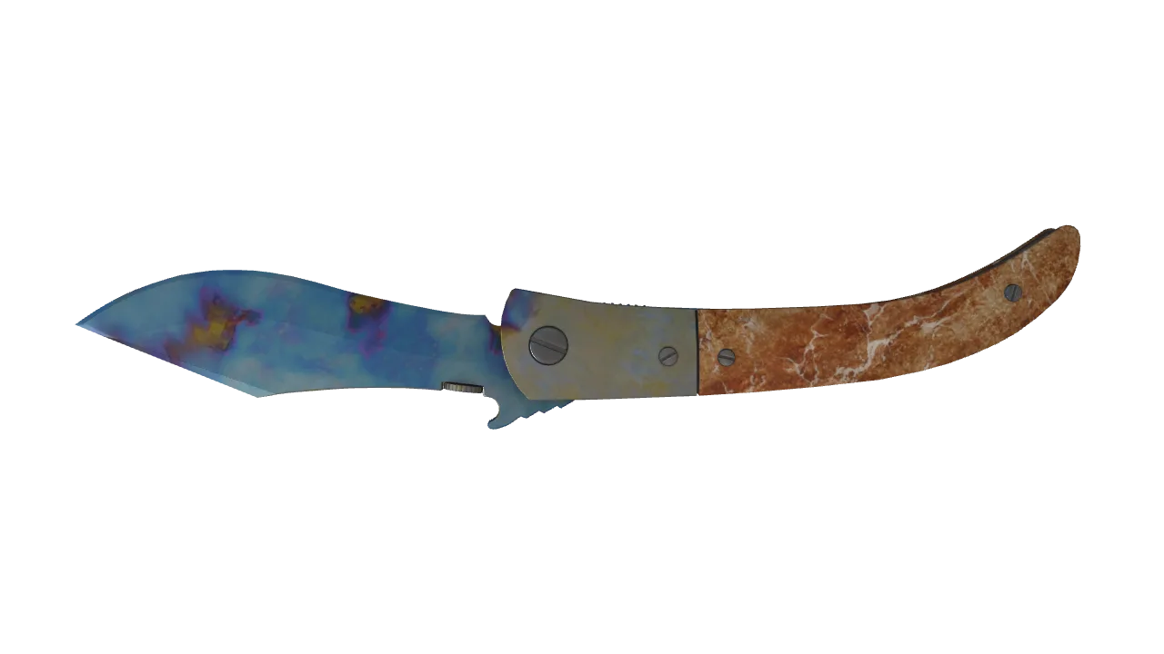 Navaja Knife | Case Hardened seed #877, back