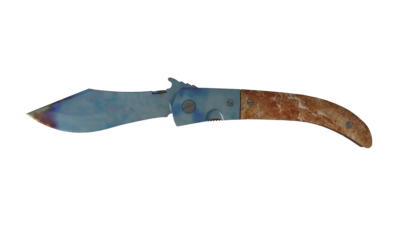 Navaja Knife | Case Hardened seed #881, front