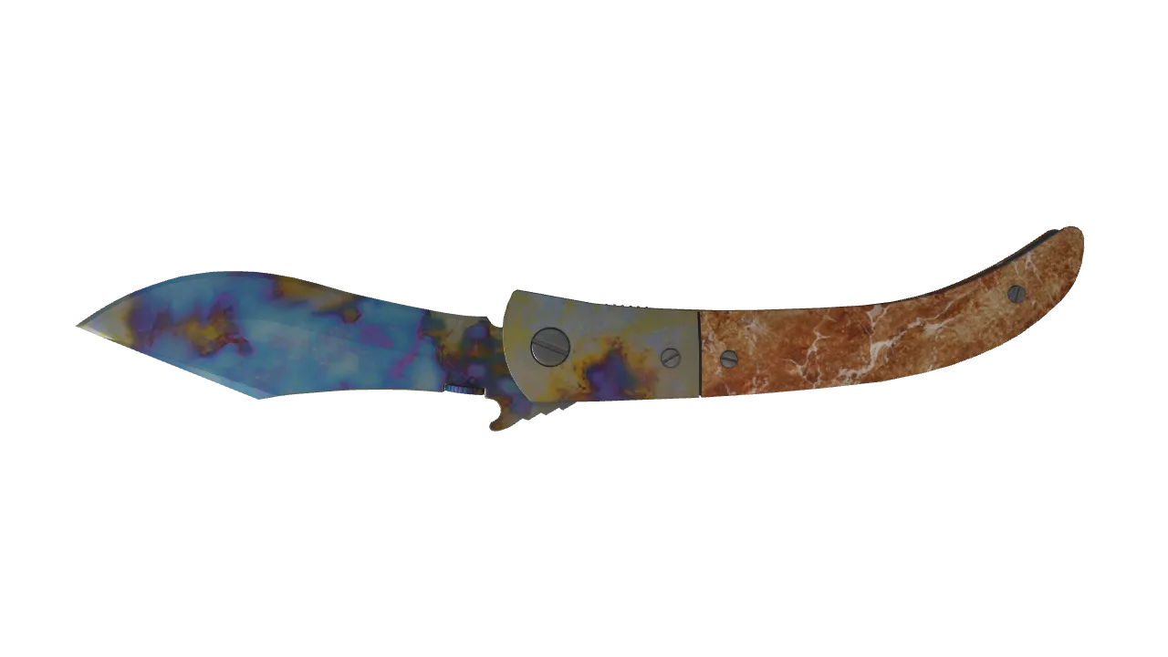 Navaja Knife | Case Hardened seed #884, back