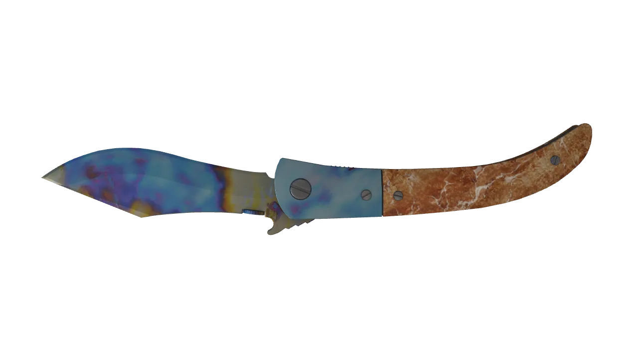Navaja Knife | Case Hardened seed #888, back