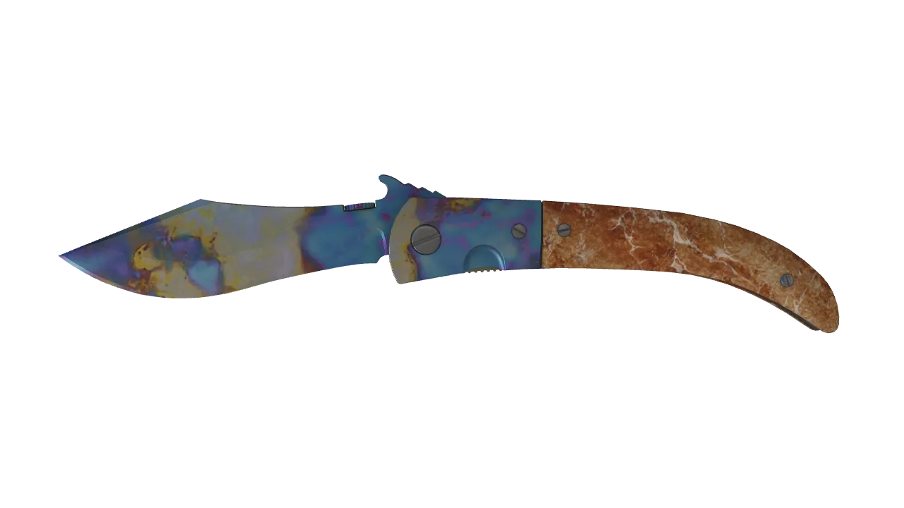 Navaja Knife | Case Hardened seed #901, front