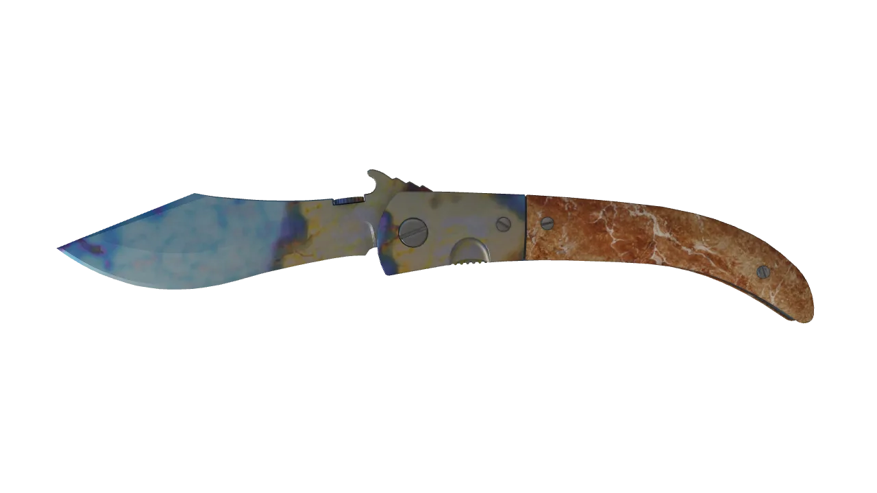 Navaja Knife | Case Hardened seed #902, front
