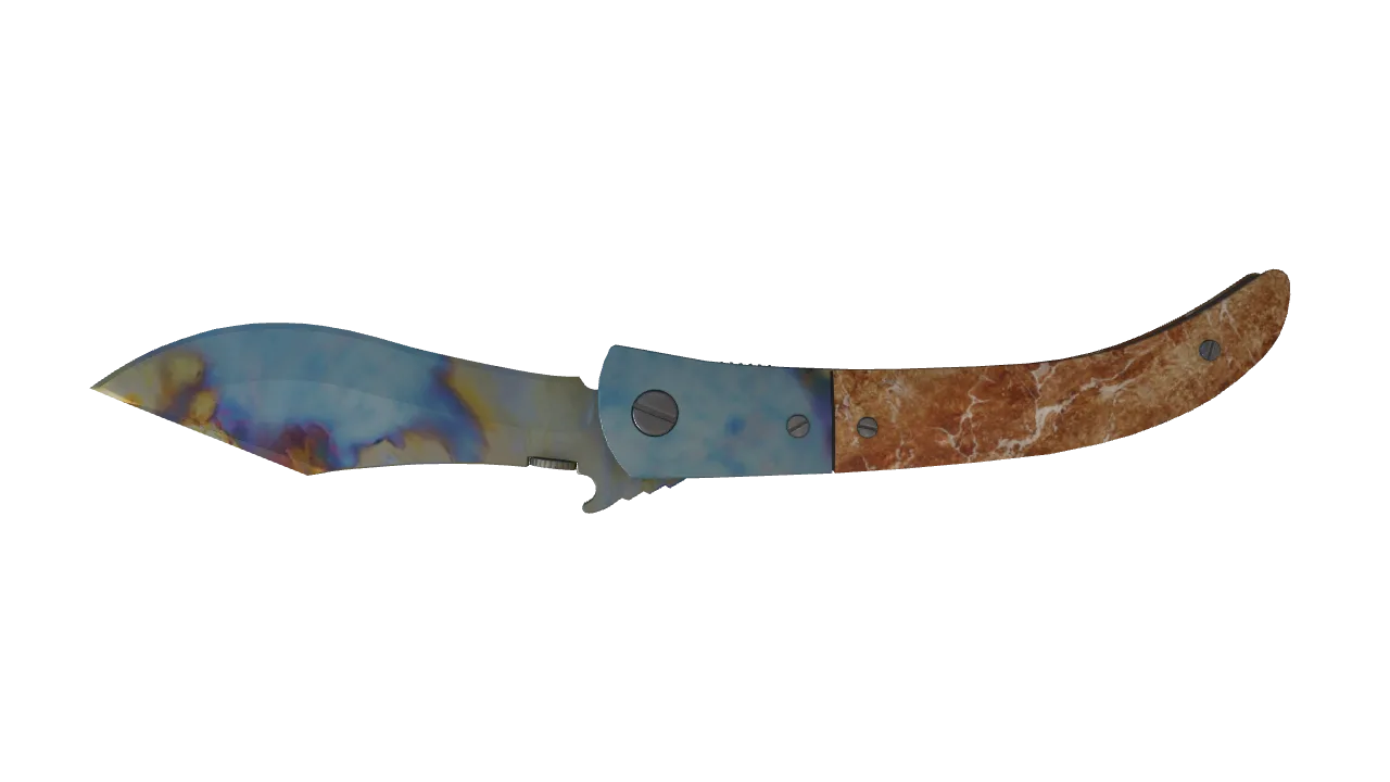 Navaja Knife | Case Hardened seed #905, back