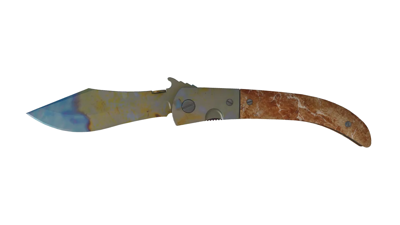 Navaja Knife | Case Hardened seed #905, front
