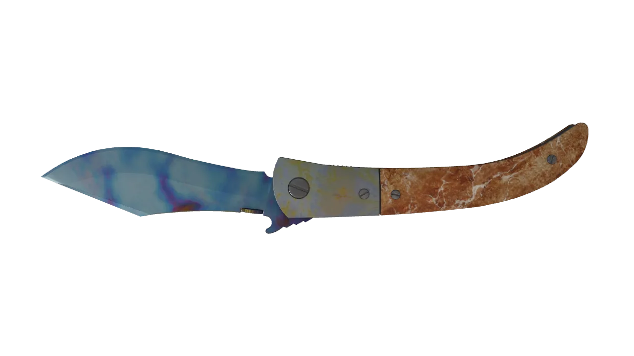 Navaja Knife | Case Hardened seed #913, back