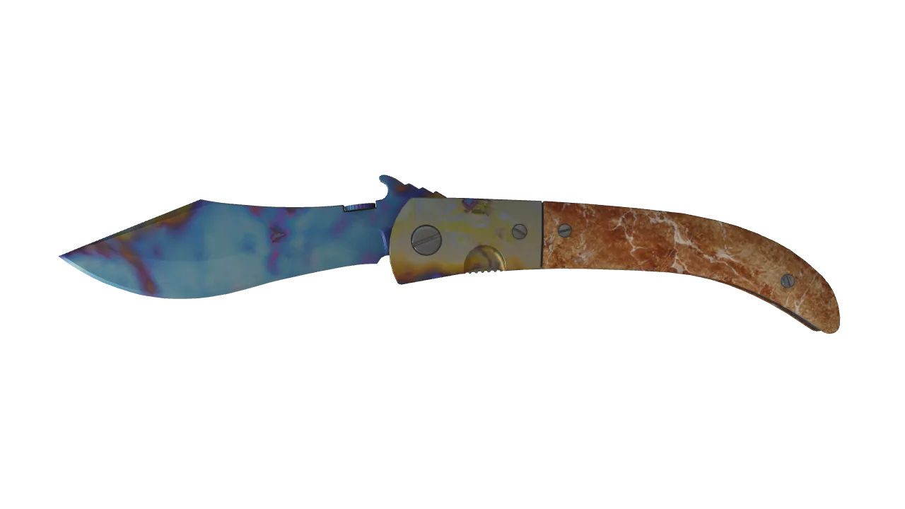 Navaja Knife | Case Hardened seed #913, front