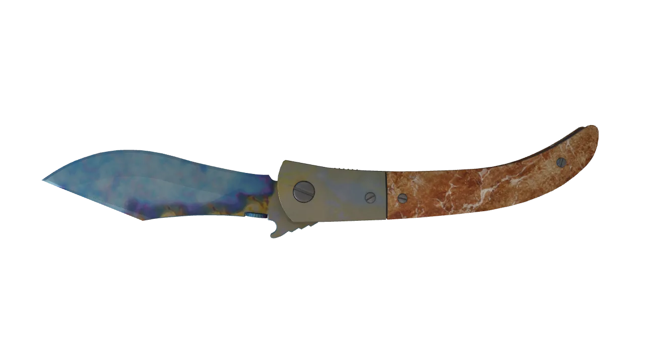 Navaja Knife | Case Hardened seed #917, back