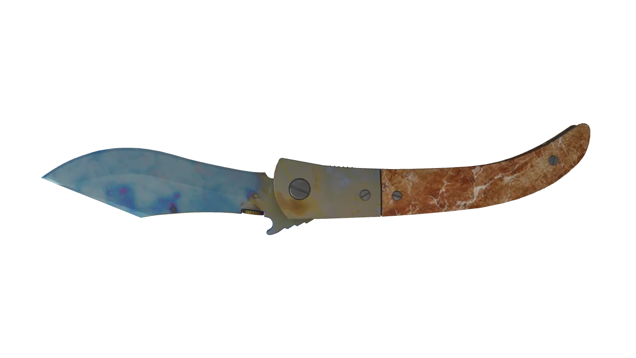 Navaja Knife | Case Hardened seed #919, back