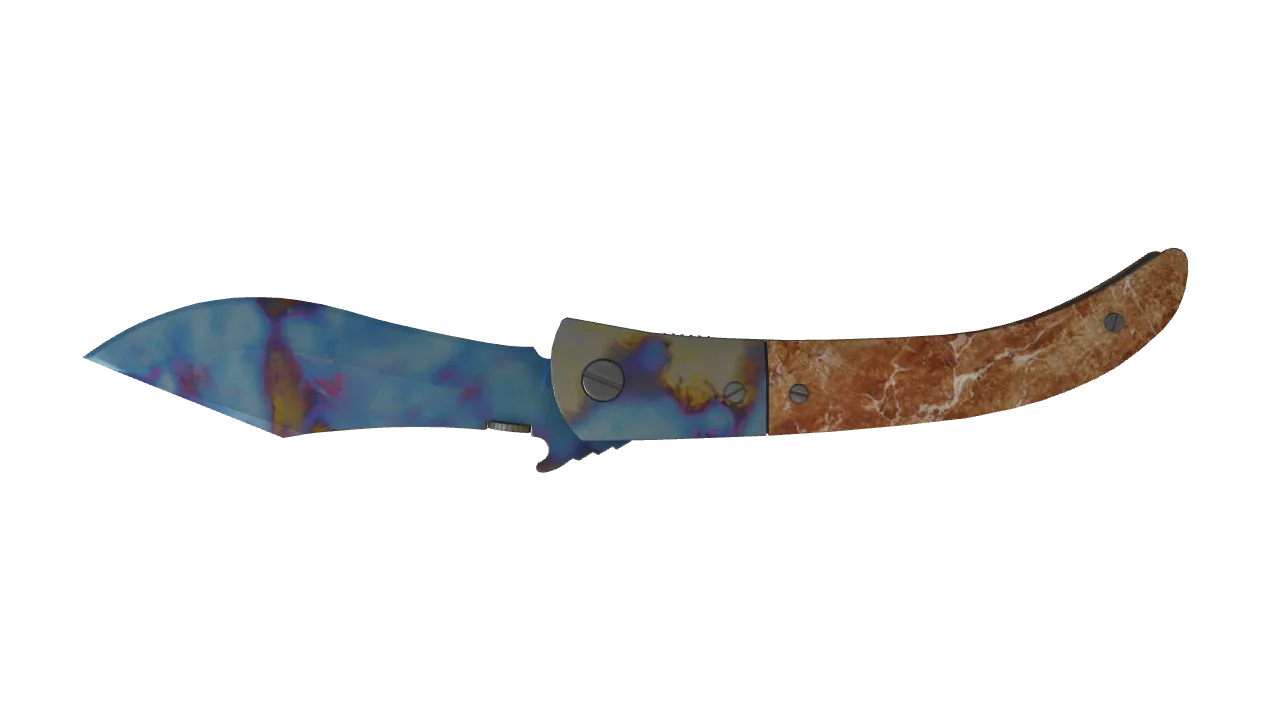 Navaja Knife | Case Hardened seed #92, back