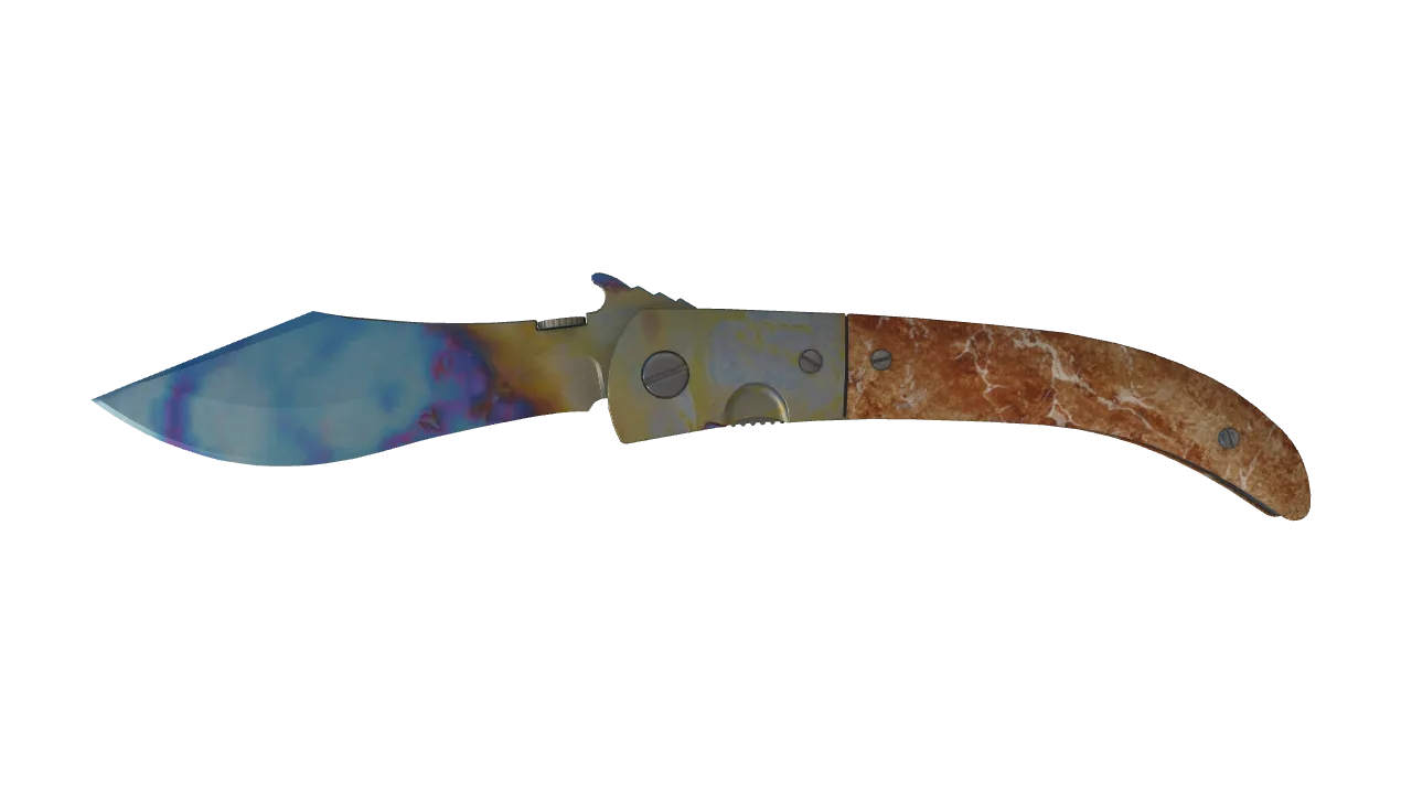 Navaja Knife | Case Hardened seed #92, front