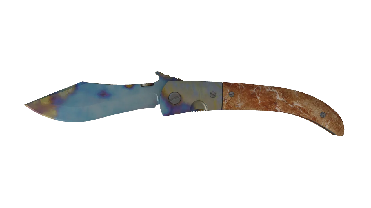 Navaja Knife | Case Hardened seed #924, front
