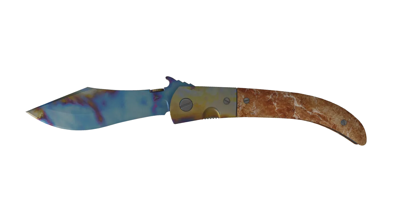 Navaja Knife | Case Hardened seed #928, front