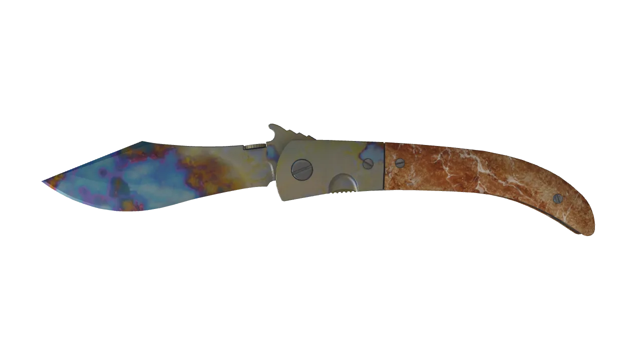 Navaja Knife | Case Hardened seed #945, front