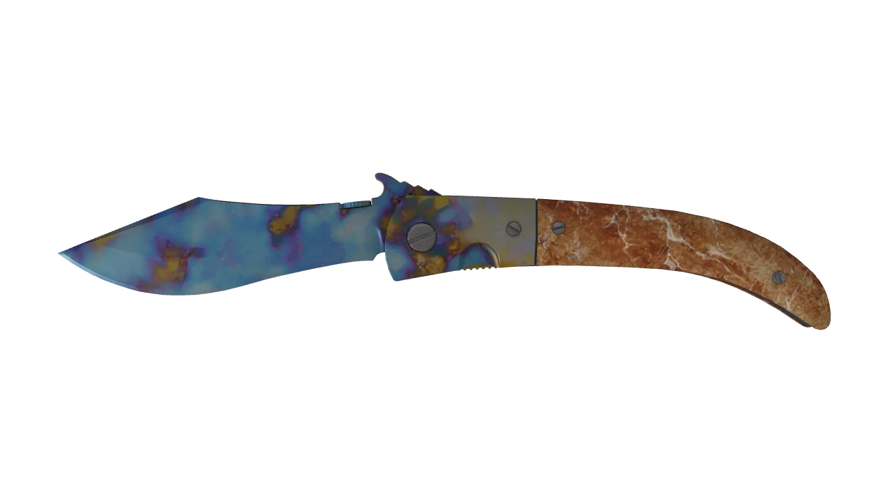 Navaja Knife | Case Hardened seed #964, front