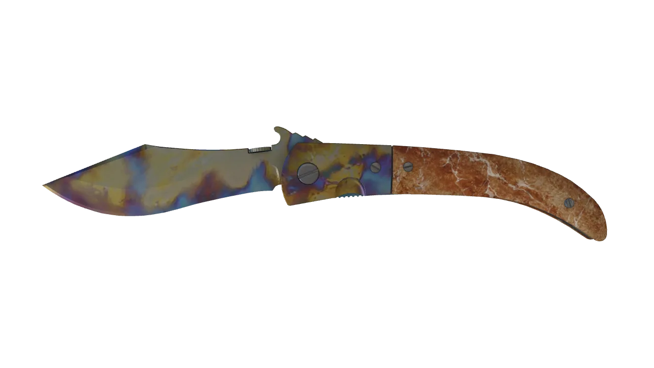 Navaja Knife | Case Hardened seed #979, front