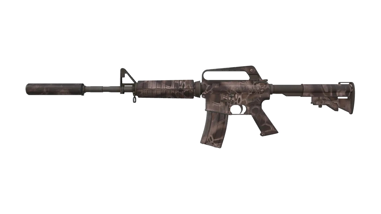 Souvenir M4A1-S | Rose Hex (Field-Tested) — Dust II light, front