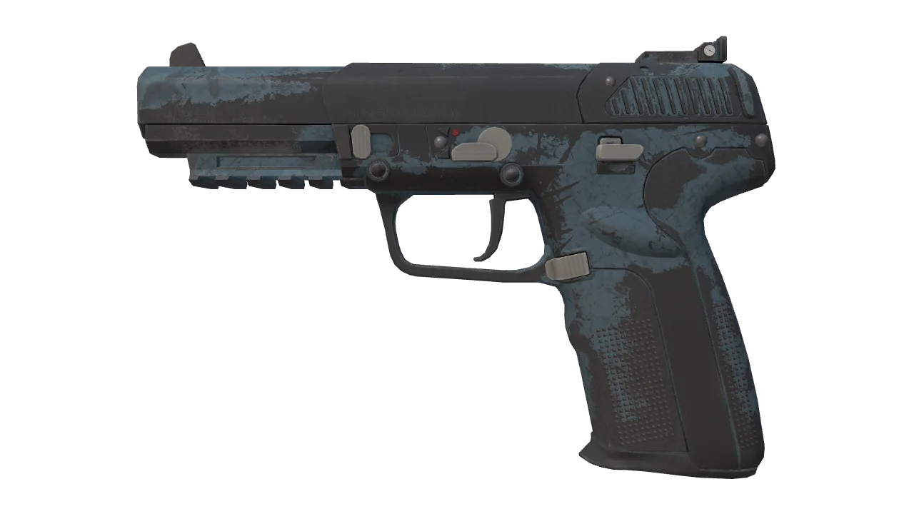 Five-SeveN | Forest Night (Battle-Scarred) — Dust II light, front