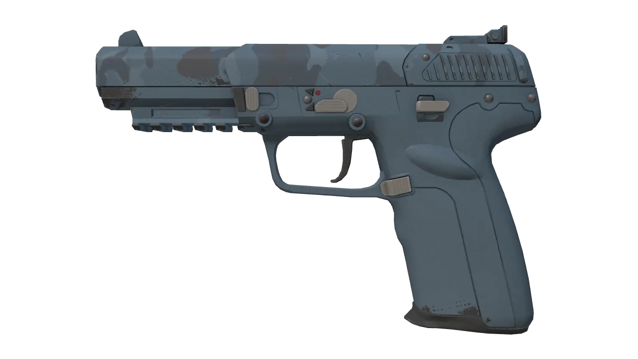 Five-SeveN | Forest Night (Minimal Wear) — Dust II light, front